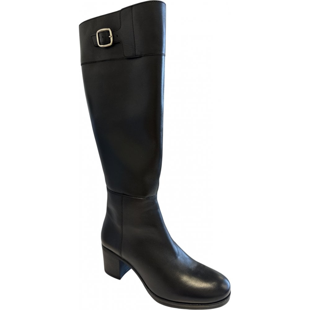 Ravel Torrance Black Leather Knee High Boots