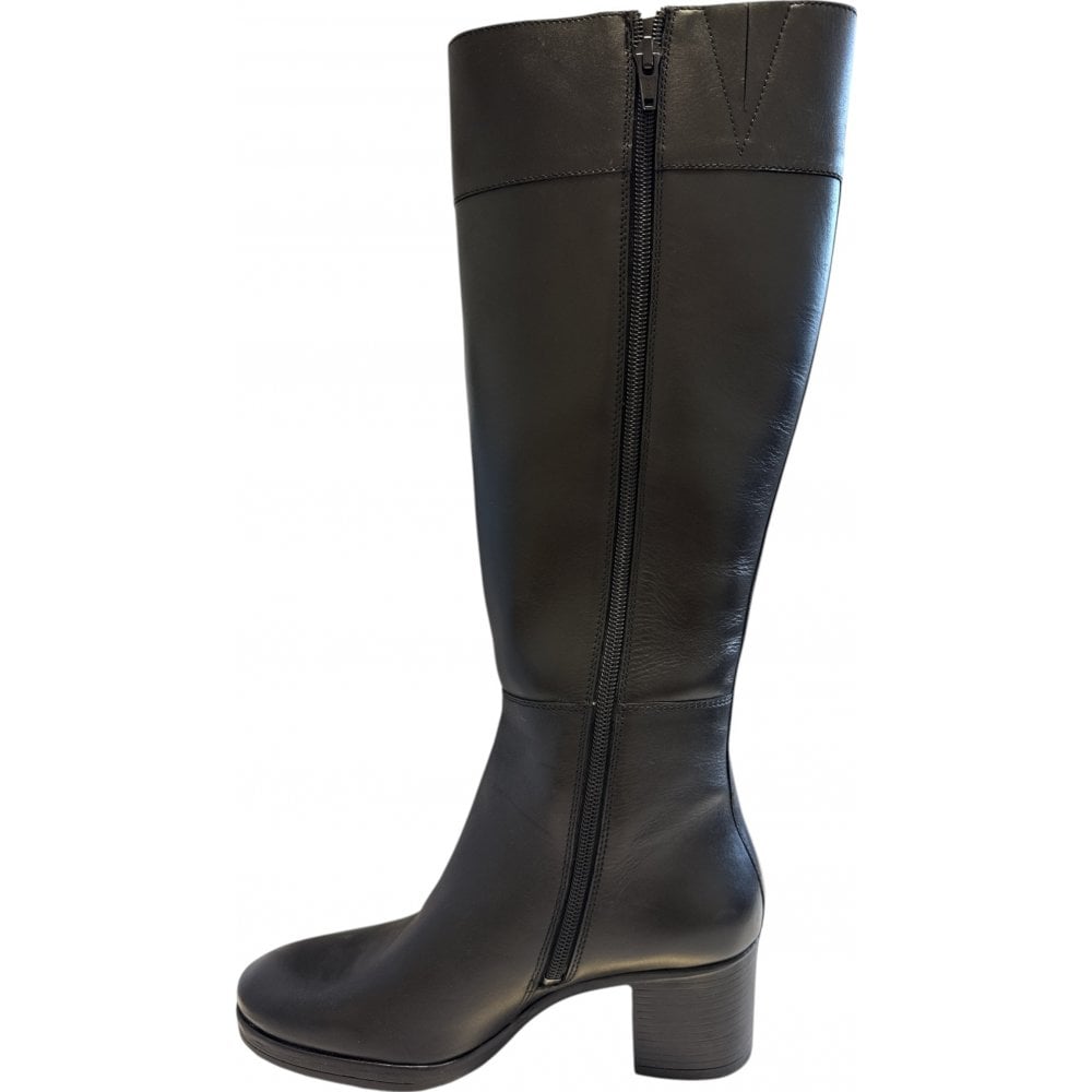Ravel Torrance Black Leather Knee High Boots