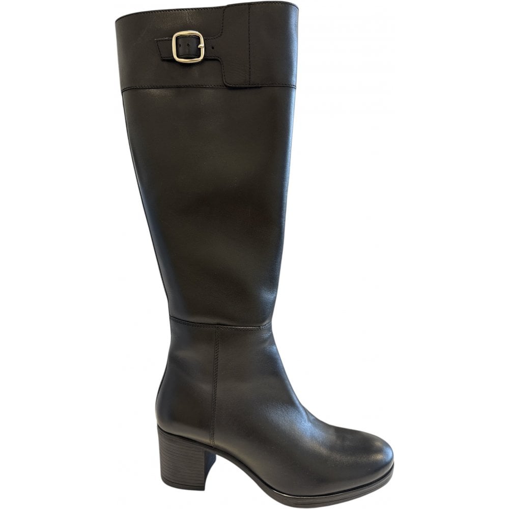 Ravel Torrance Black Leather Knee High Boots