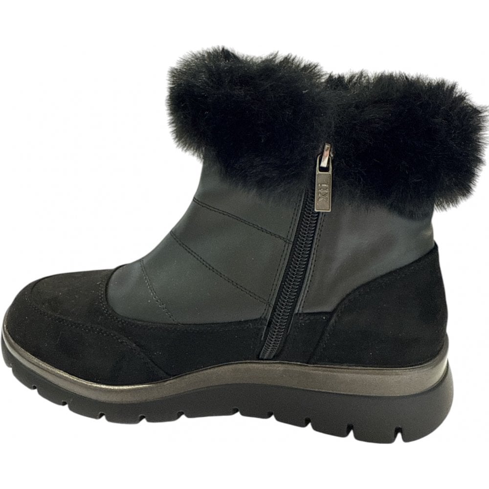Xti 144733 Black Flat Casual Boots
