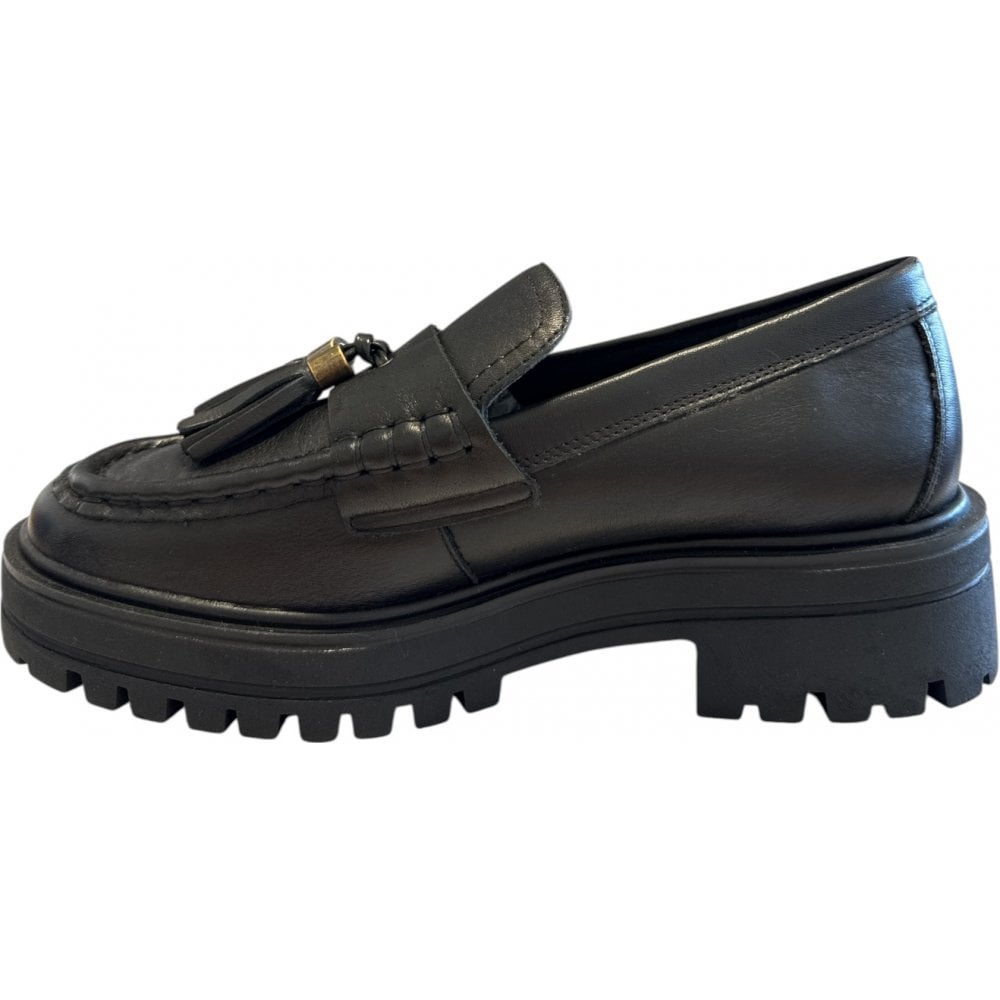 Carmela 162552 Black Leather Loafers