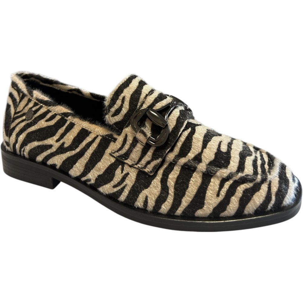 Carmela 162697 Zebra Print Loafers