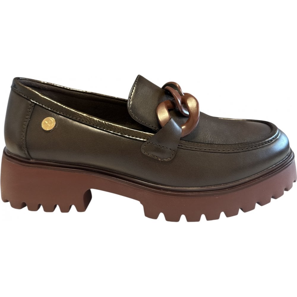 Xti 144491 Brown Faux Leather Loafers