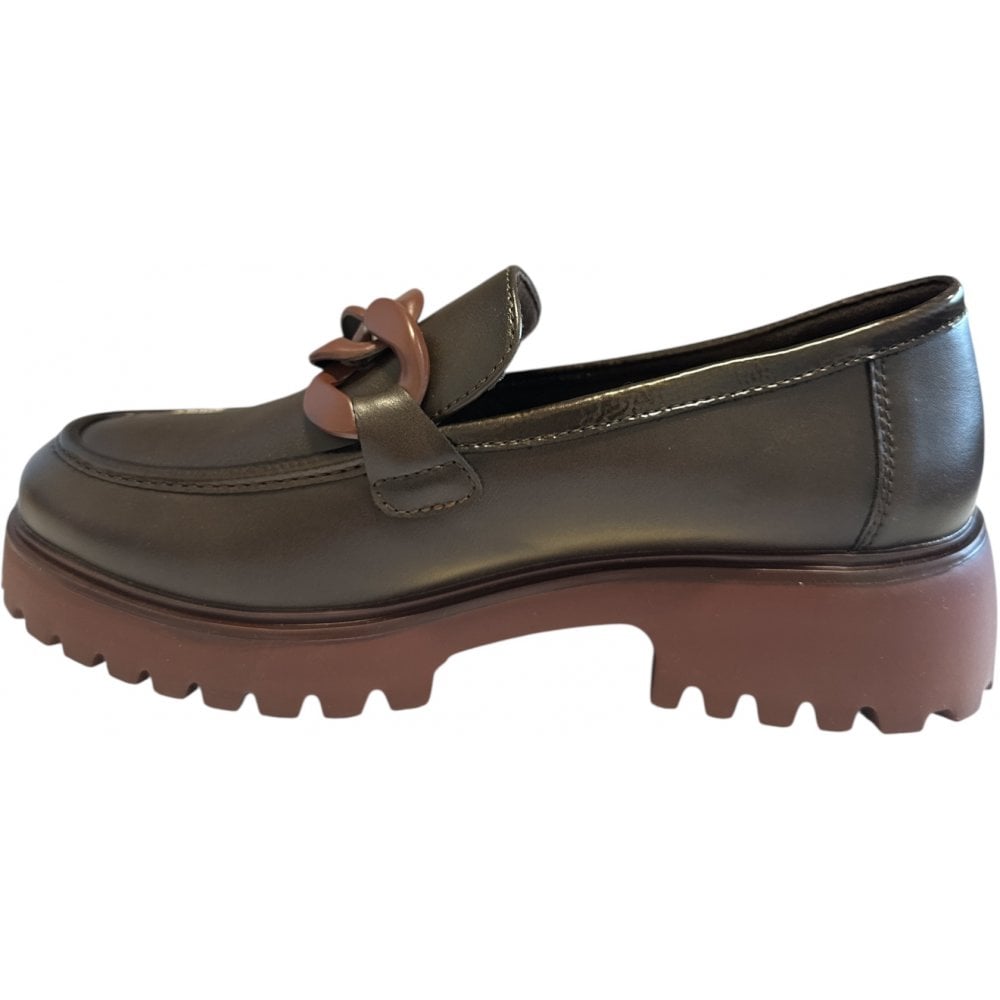 Xti 144491 Brown Faux Leather Loafers