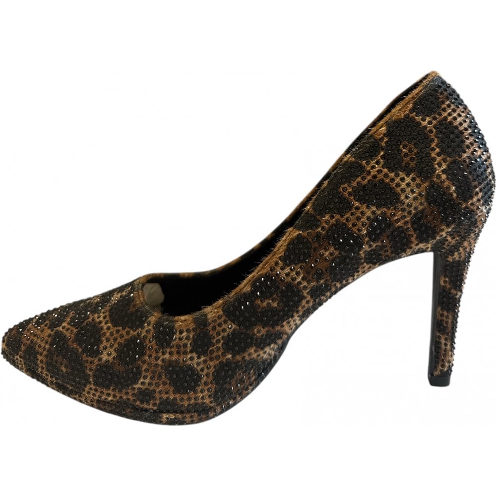 Xti 144247 Leopard Print Court Shoes