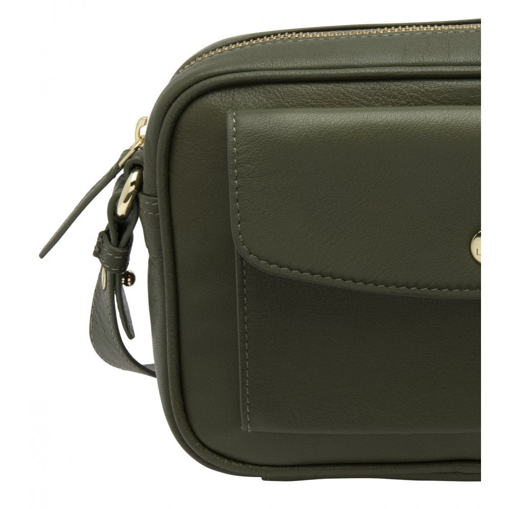 Lotus Vardy Olive Green Leather Handbag