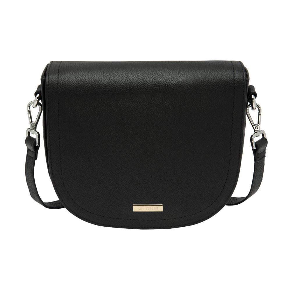Lotus Ambra Black Leather Handbag