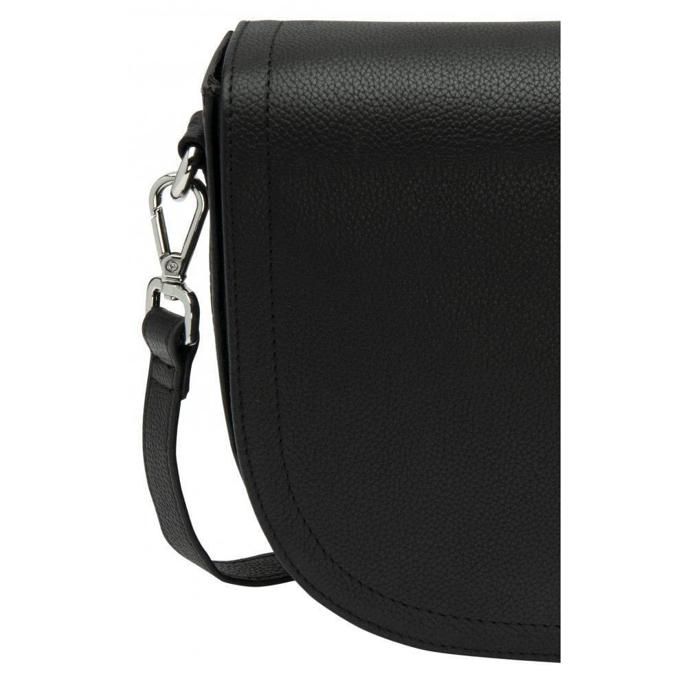 Lotus Ambra Black Leather Handbag