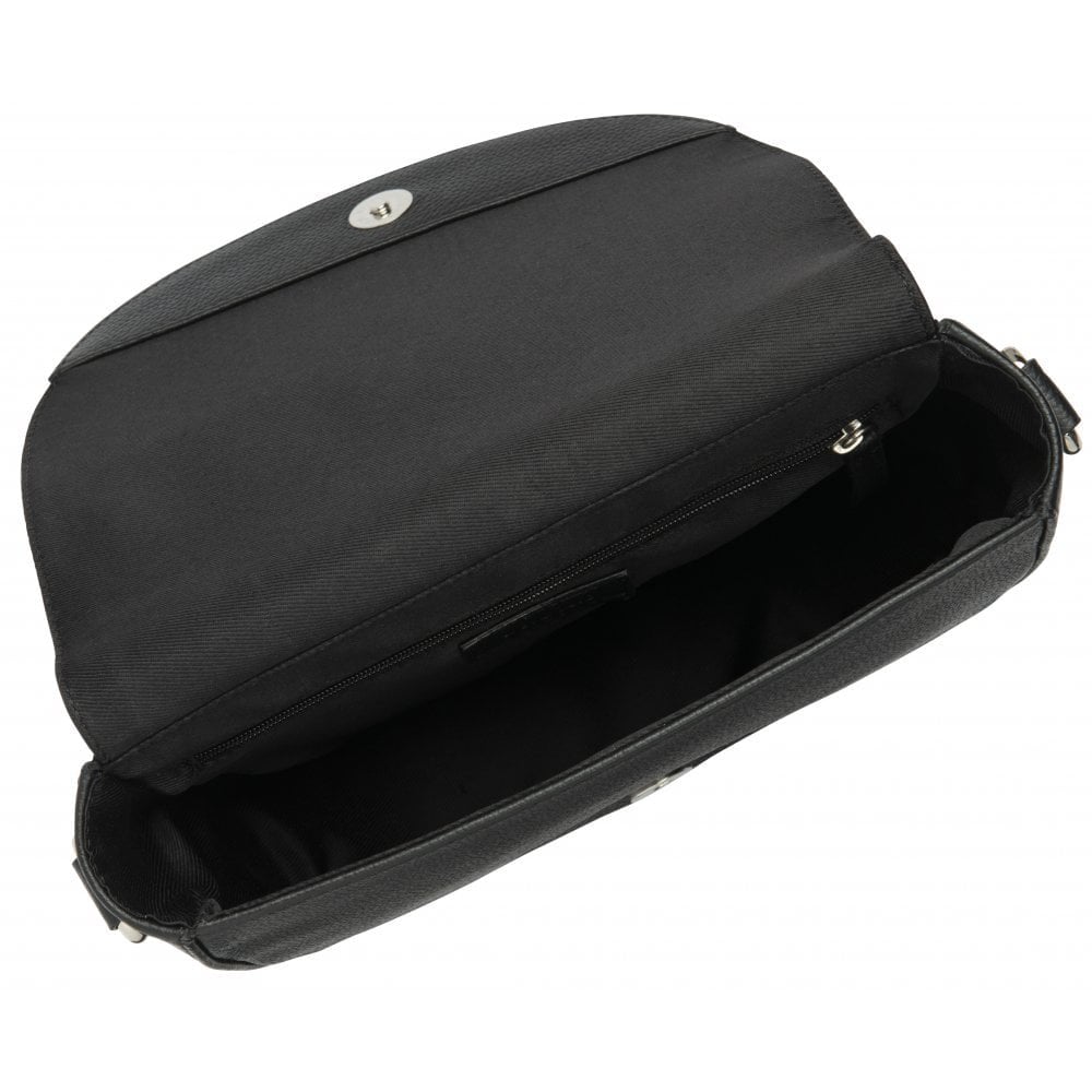 Lotus Ambra Black Leather Handbag