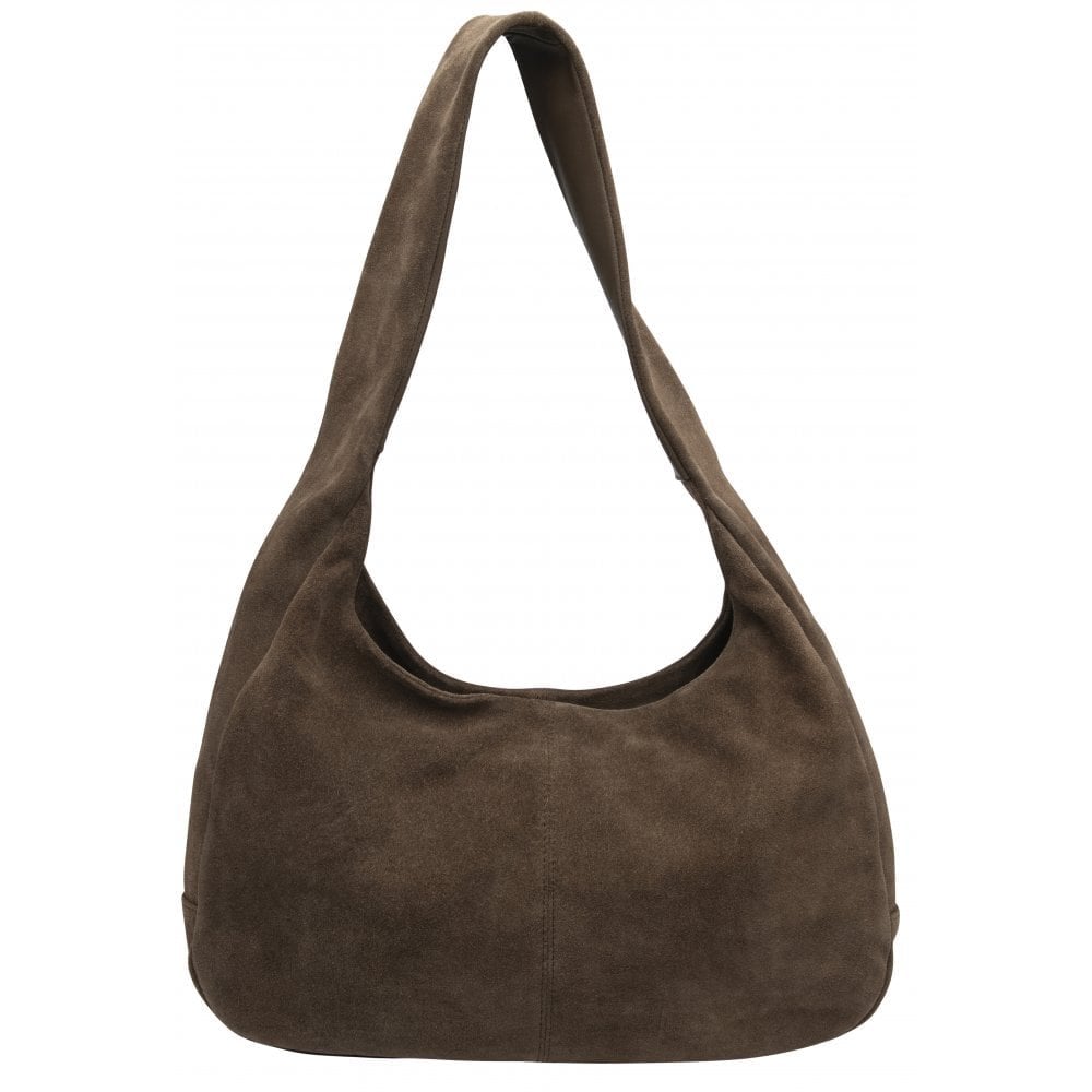 Lotus Francina Taupe Suede Handbag