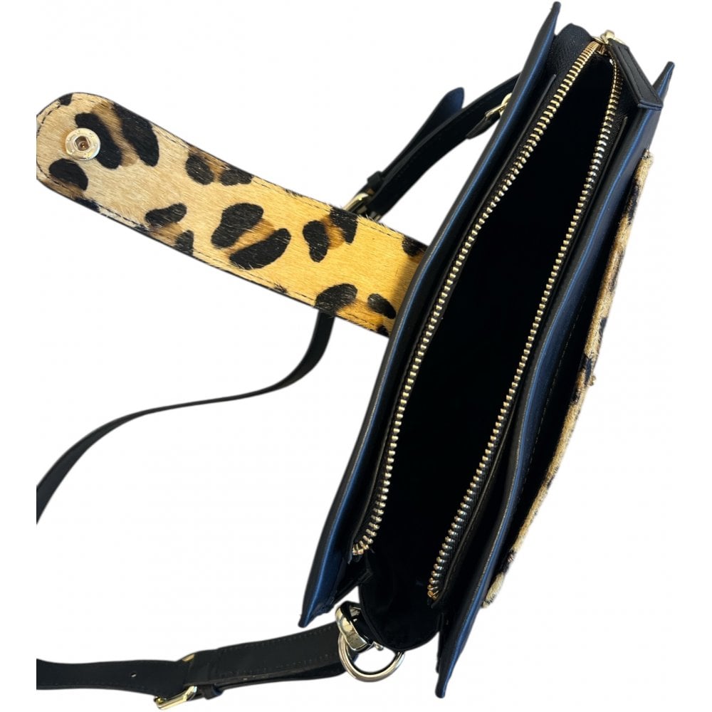 Lotus Lotus Black Leather Handbag