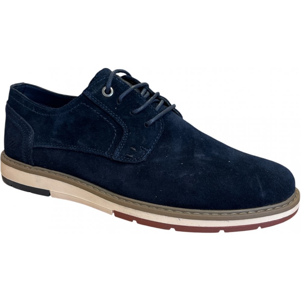 London Life 162679 Men's Navy Suede Casual Shoes