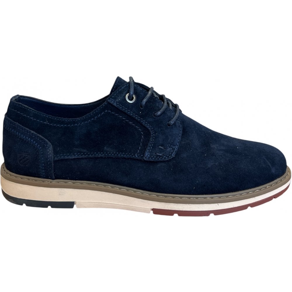London Life 162679 Men's Navy Suede Casual Shoes