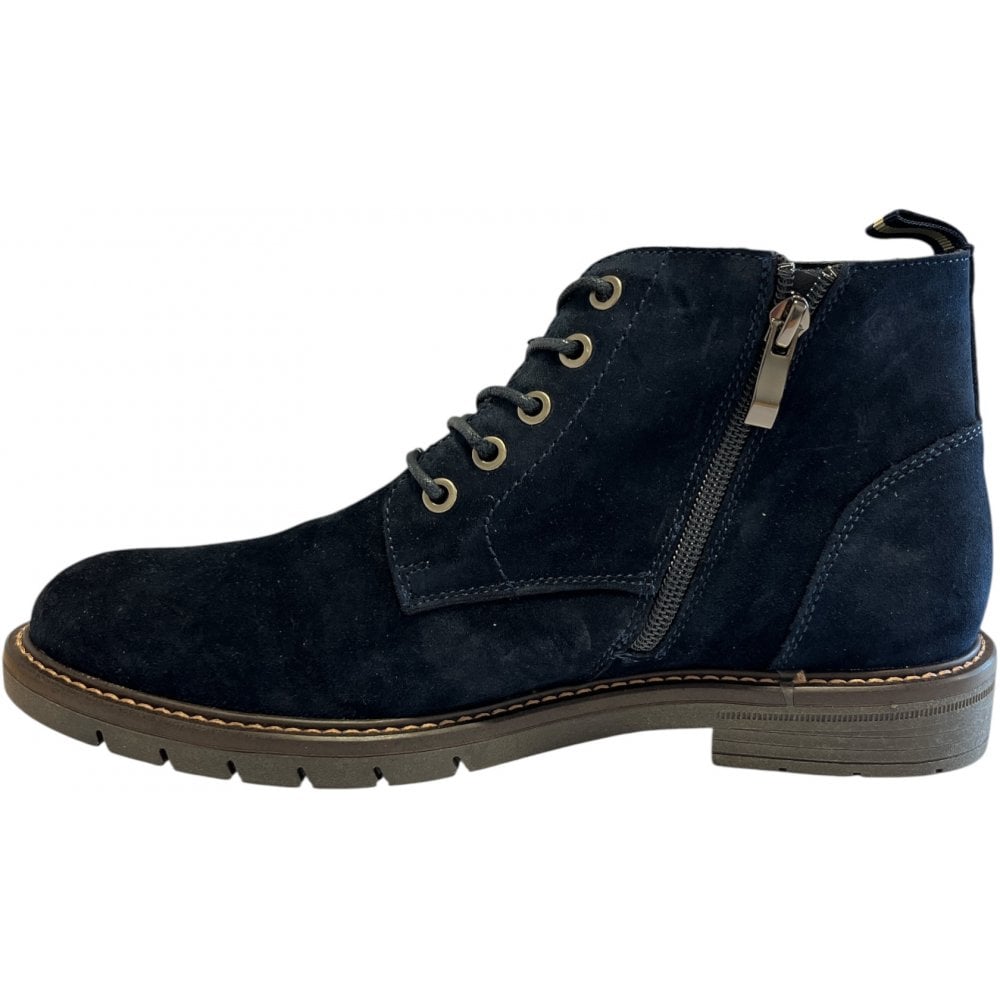 London Life 1626756 Men's Navy Suede Boots