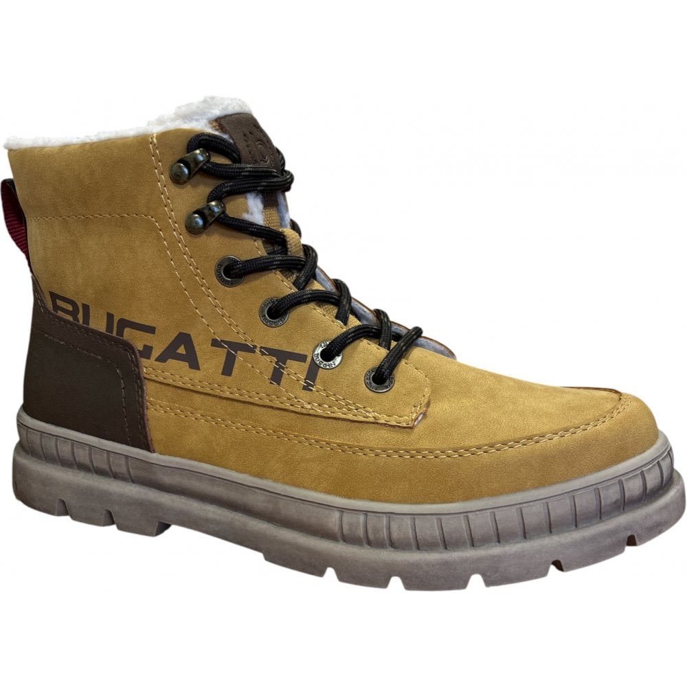 Bugatti Pallario Mens Beige Boots