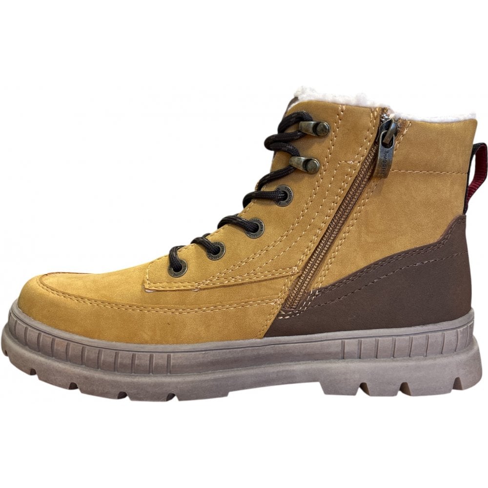 Bugatti Pallario Mens Beige Boots