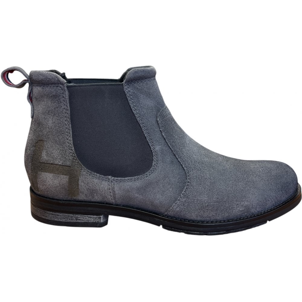 Daniel Hechter Valmont Grey Suede Chelsea Boots
