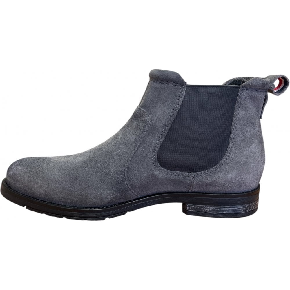 Daniel Hechter Valmont Grey Suede Chelsea Boots