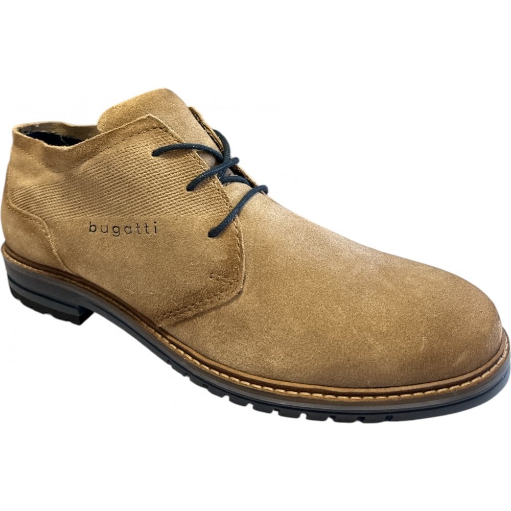 Bugatti Canto Men's Sand Suede Lace-Up Shoes