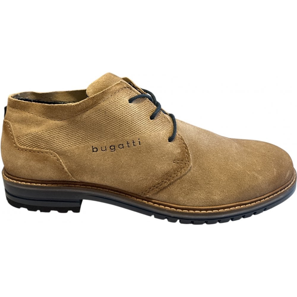 Bugatti Canto Men's Sand Suede Lace-Up Shoes