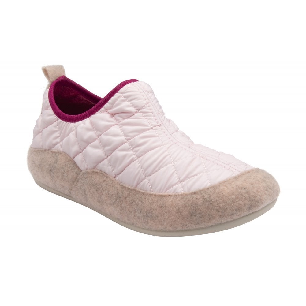 Lotus Alondra Pink Quilted Slippers
