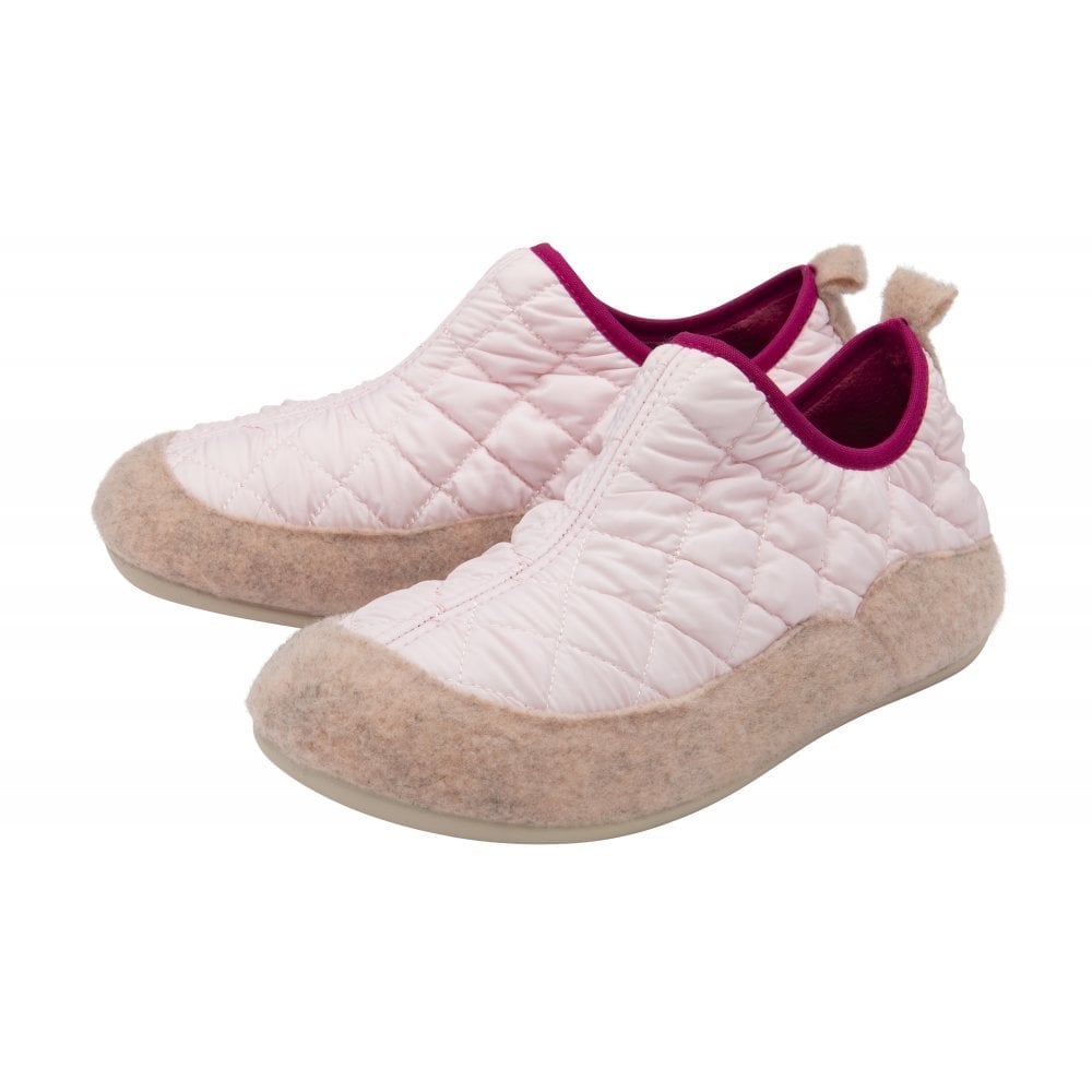 Lotus Alondra Pink Quilted Slippers