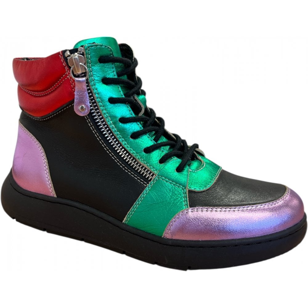 Adesso Tawny Volcanic Bloom Leather Boots