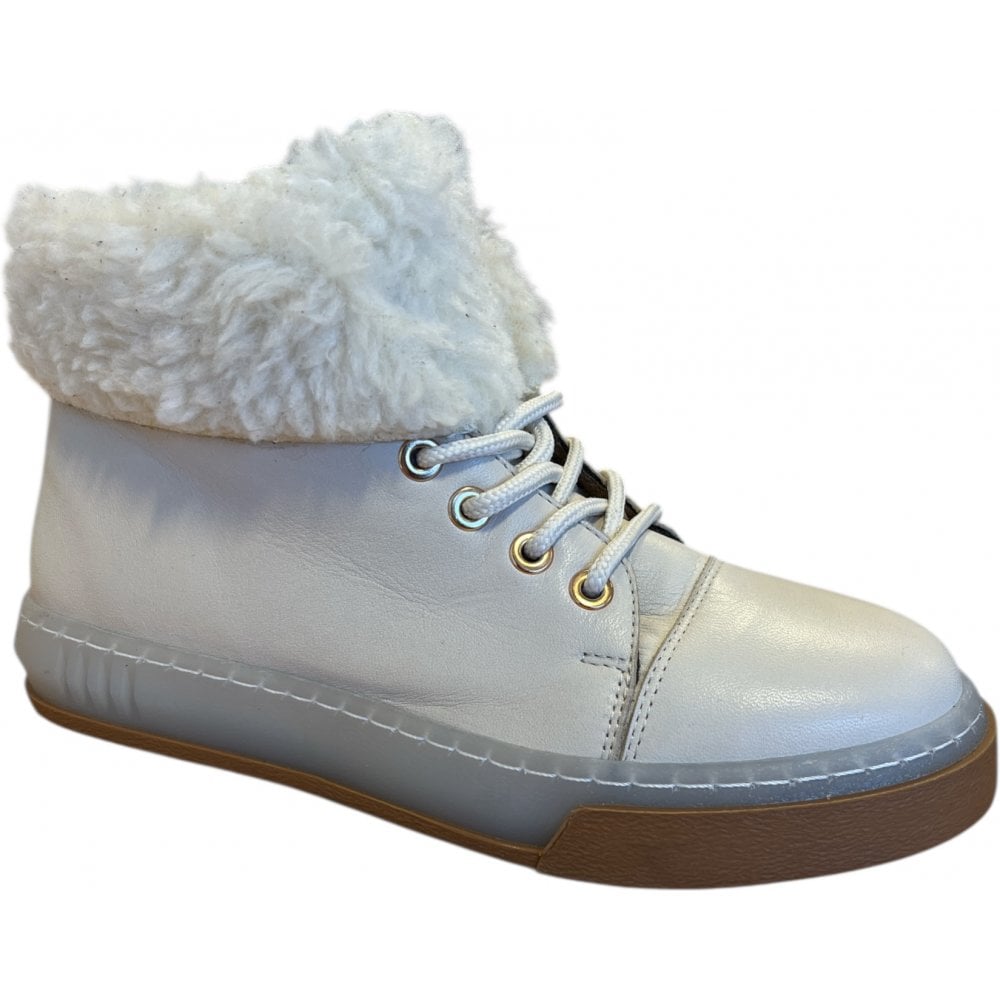 Adesso Aloe Beige Leather Ankle Boots