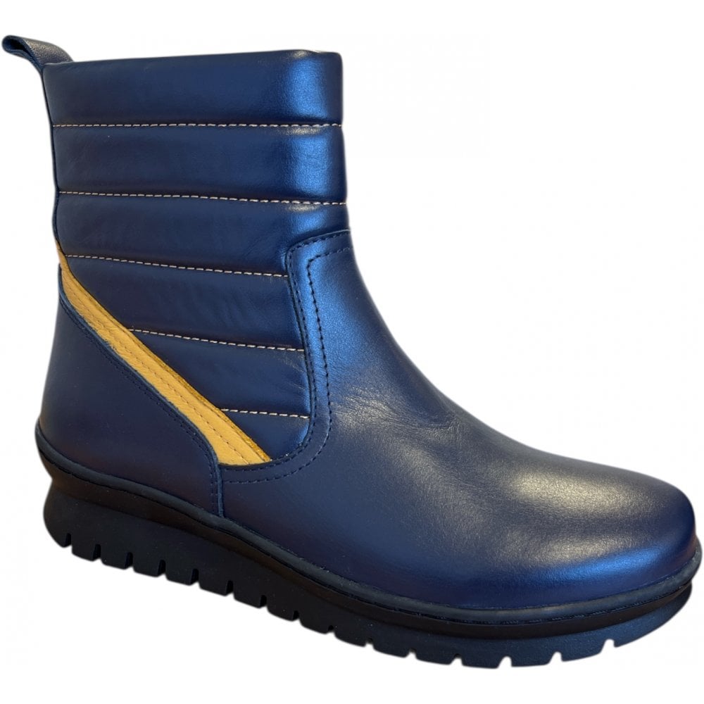 Adesso Jet Midnight Spark Leather Ankle Boots