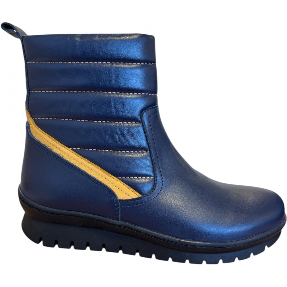 Adesso Jet Midnight Spark Leather Ankle Boots