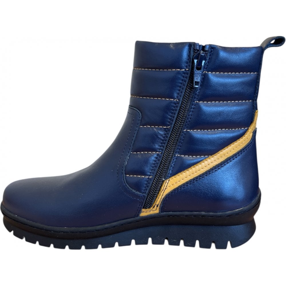 Adesso Jet Midnight Spark Leather Ankle Boots