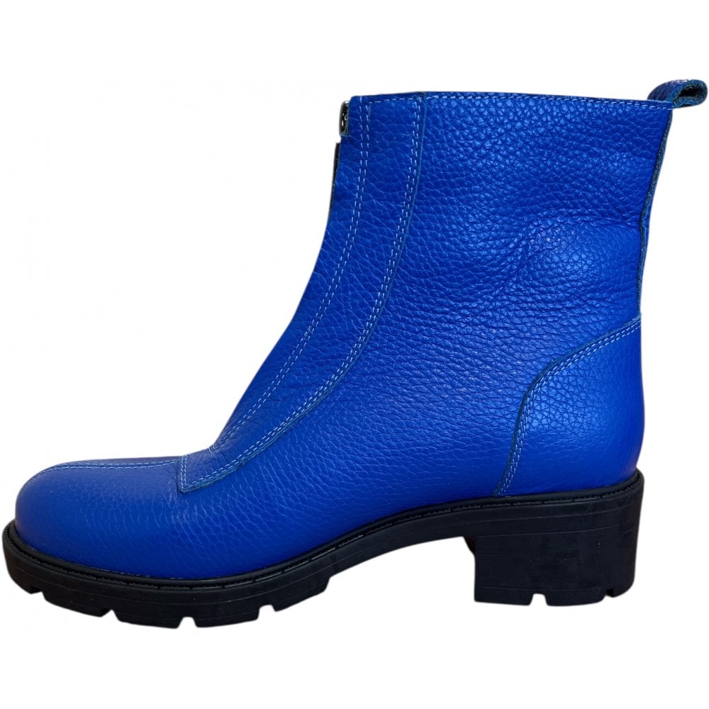 Adesso Makiko Blue Saphire Leather Boots