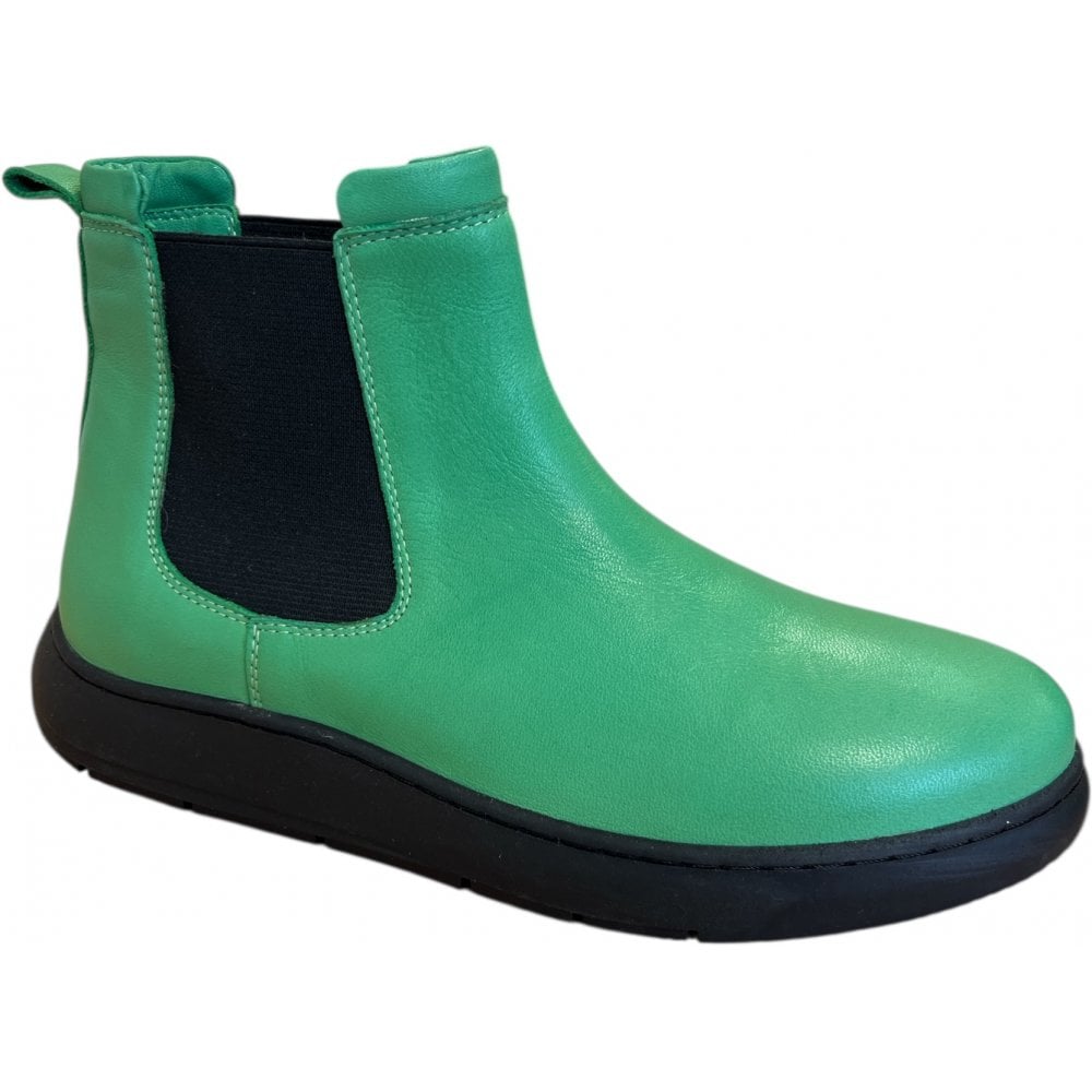 Adesso Evis Emerald Leather Ankle Boots