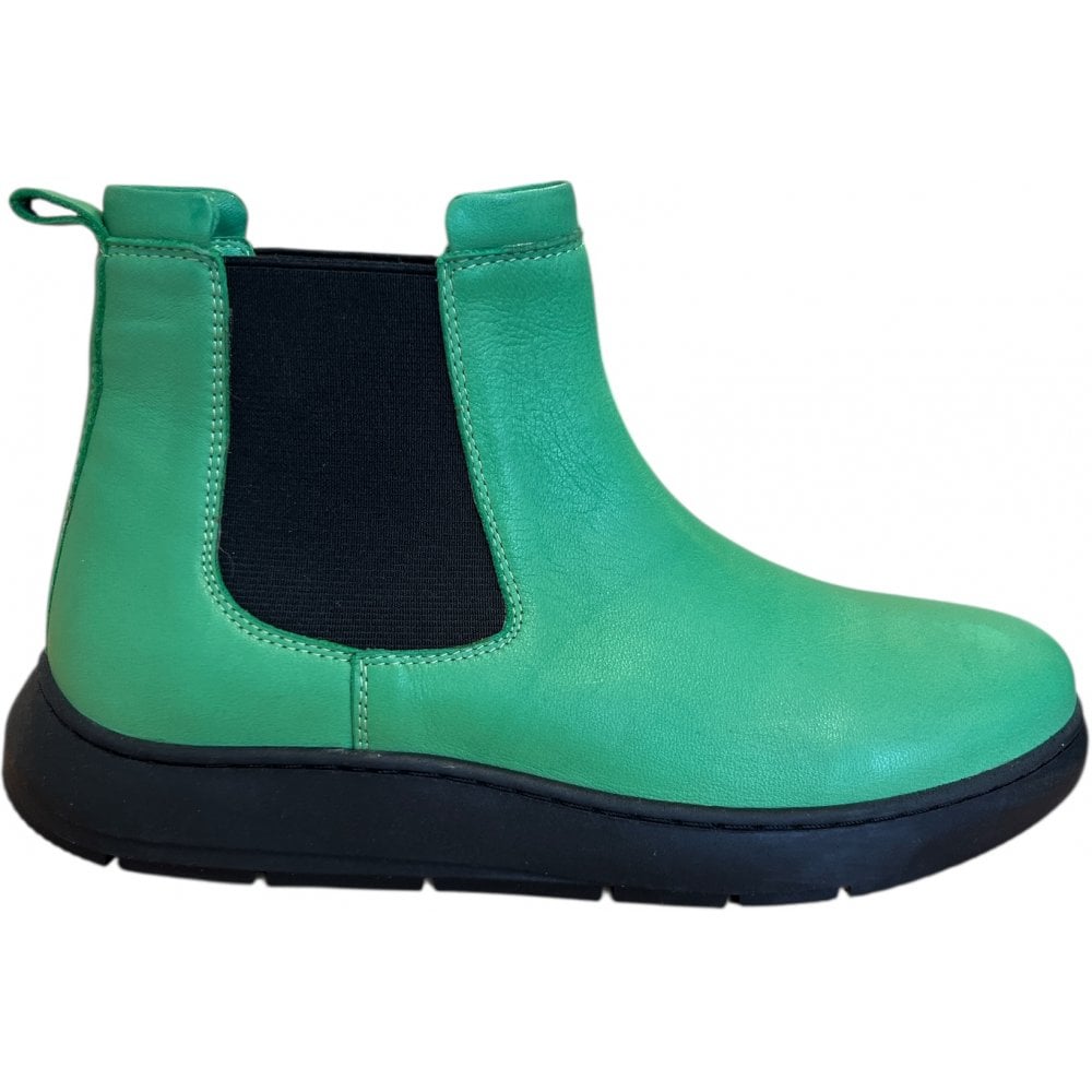 Adesso Evis Emerald Leather Ankle Boots