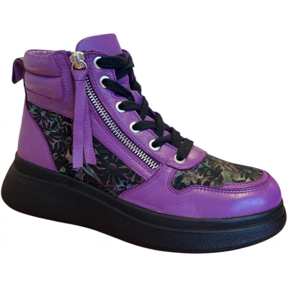 Adesso Jasper Violet Haze Leather Boots