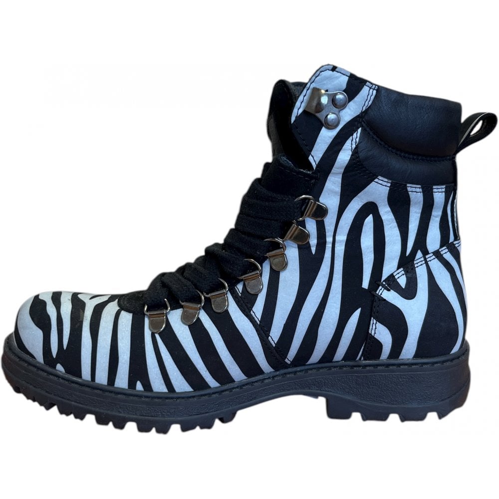 Adesso Marley Zebra Waterproof Ankle Boots