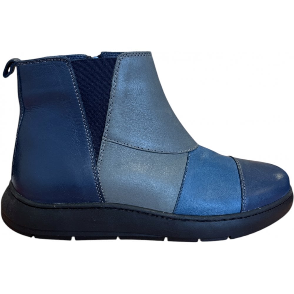 Adesso Henna Ocean Mist Leather Ankle Boots