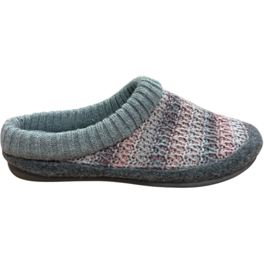 Lotus Ophelia Pink Knitted Mule Slippers