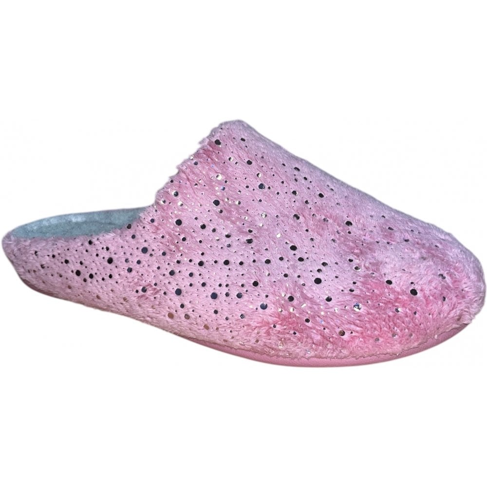 Lotus Hermosa Pink Mule Slippers