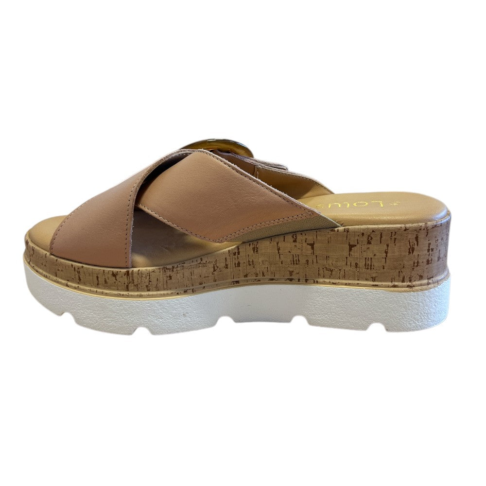 Lotus Paloma Sand Leather Mules