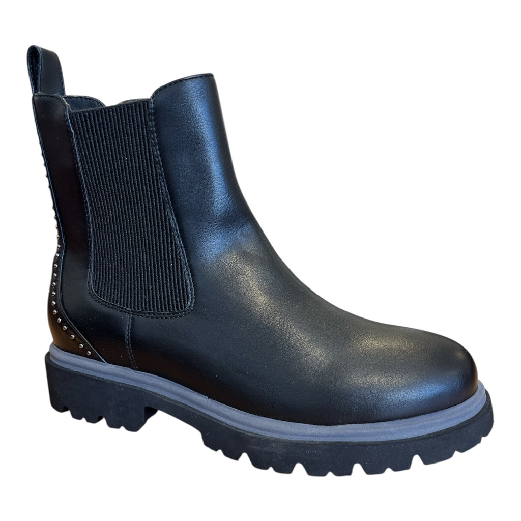 Lotus Selma Black Print Ankle Boots