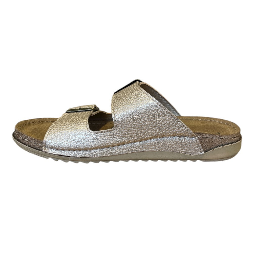 Lotus Rome Platino Open-Toe Mules