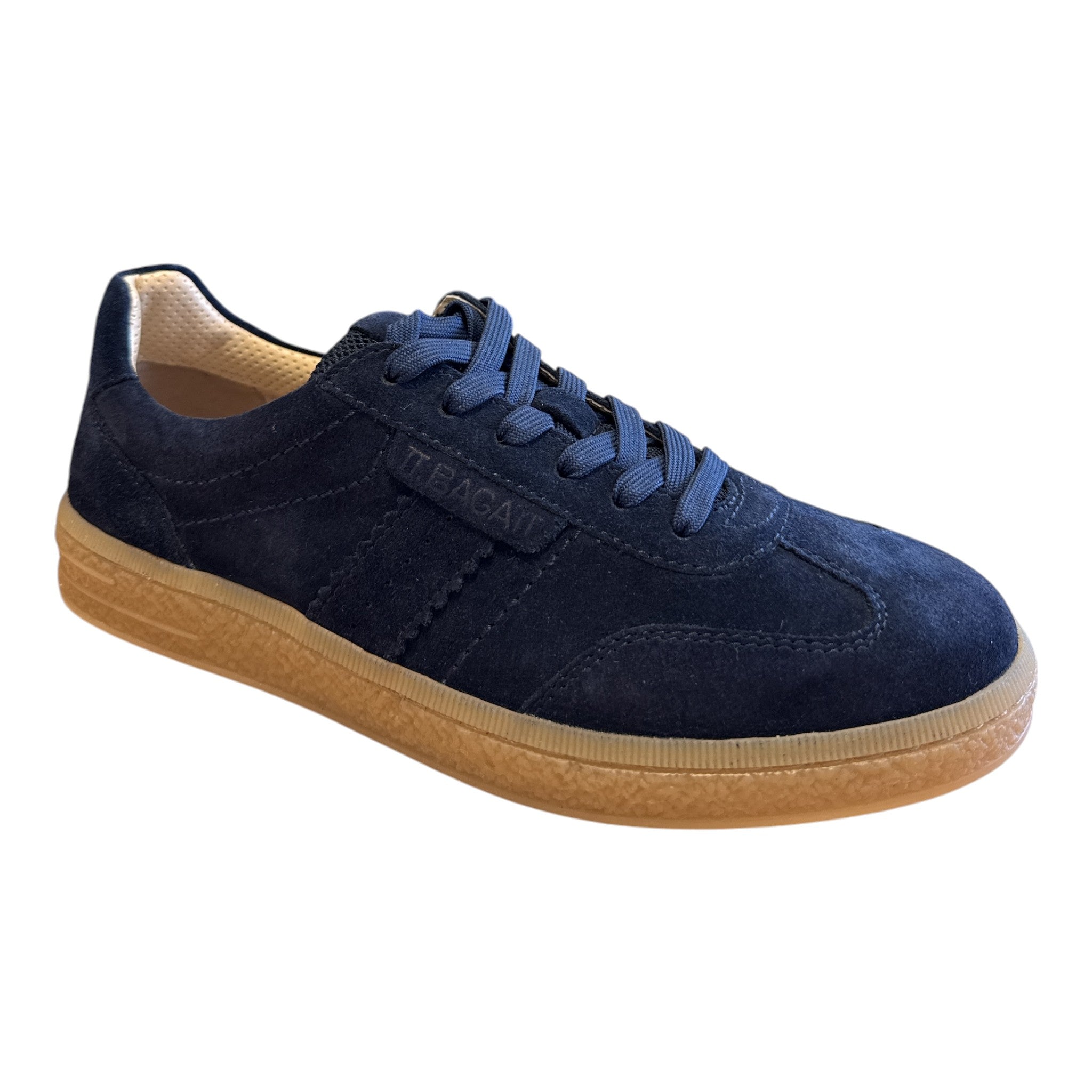 Bagatt Staz Navy Suede Trainers