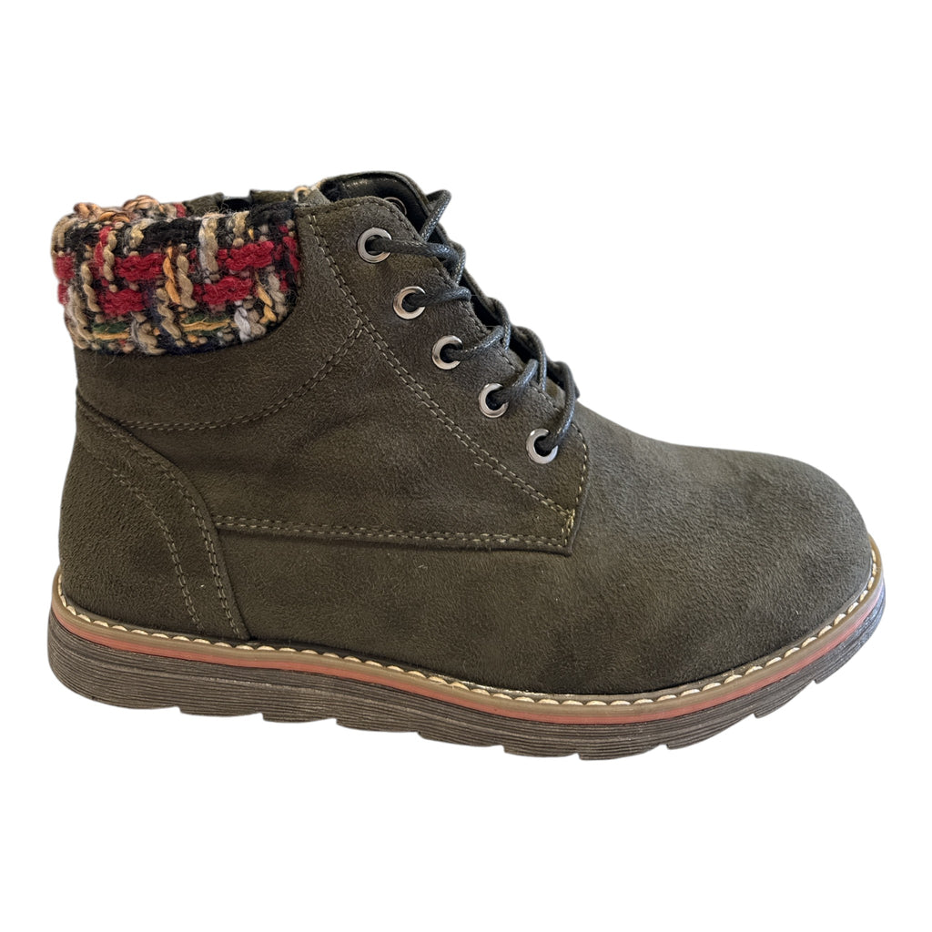 Lotus Sycamore Khaki Green  Ankle Boots