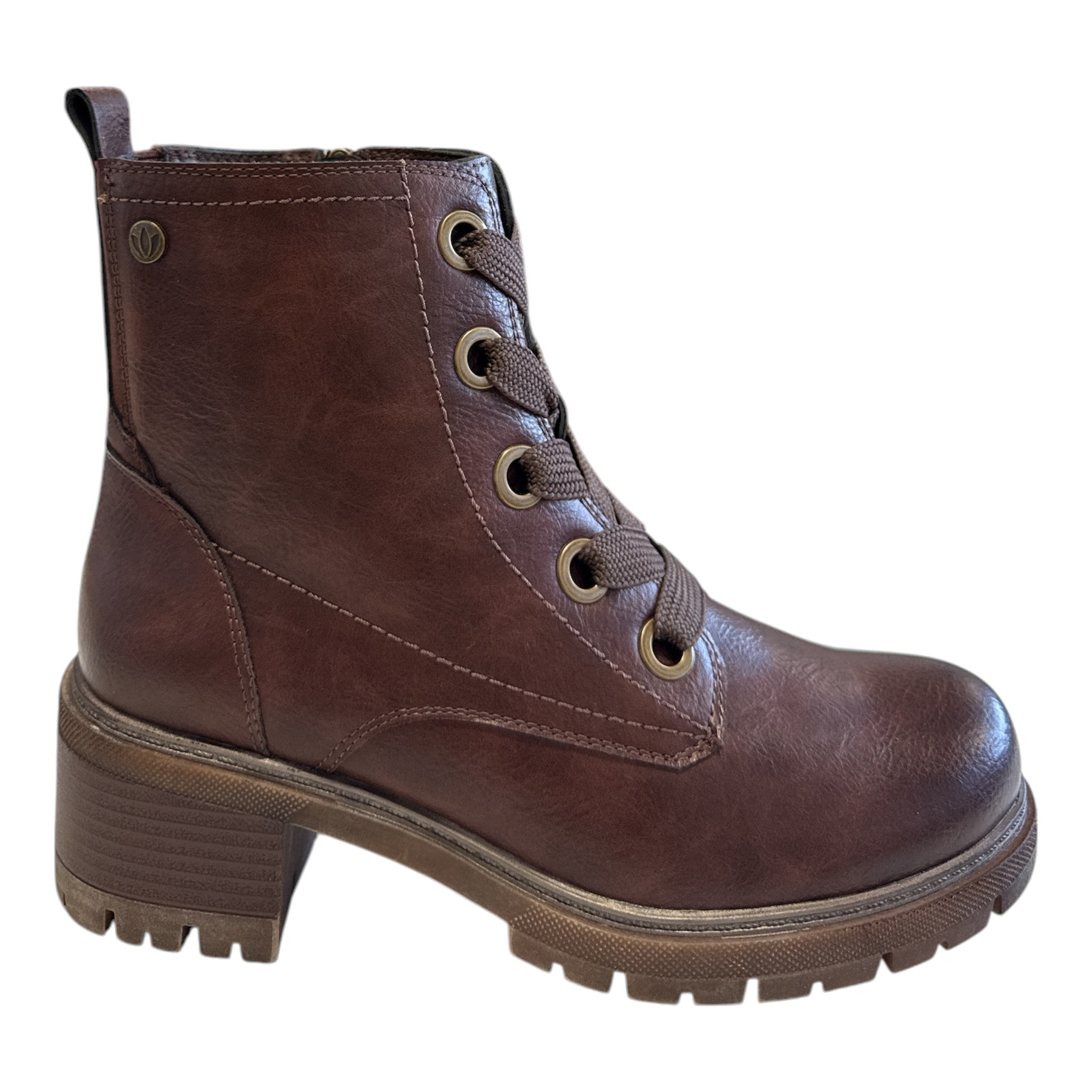 Lotus Brown Ankle Boots