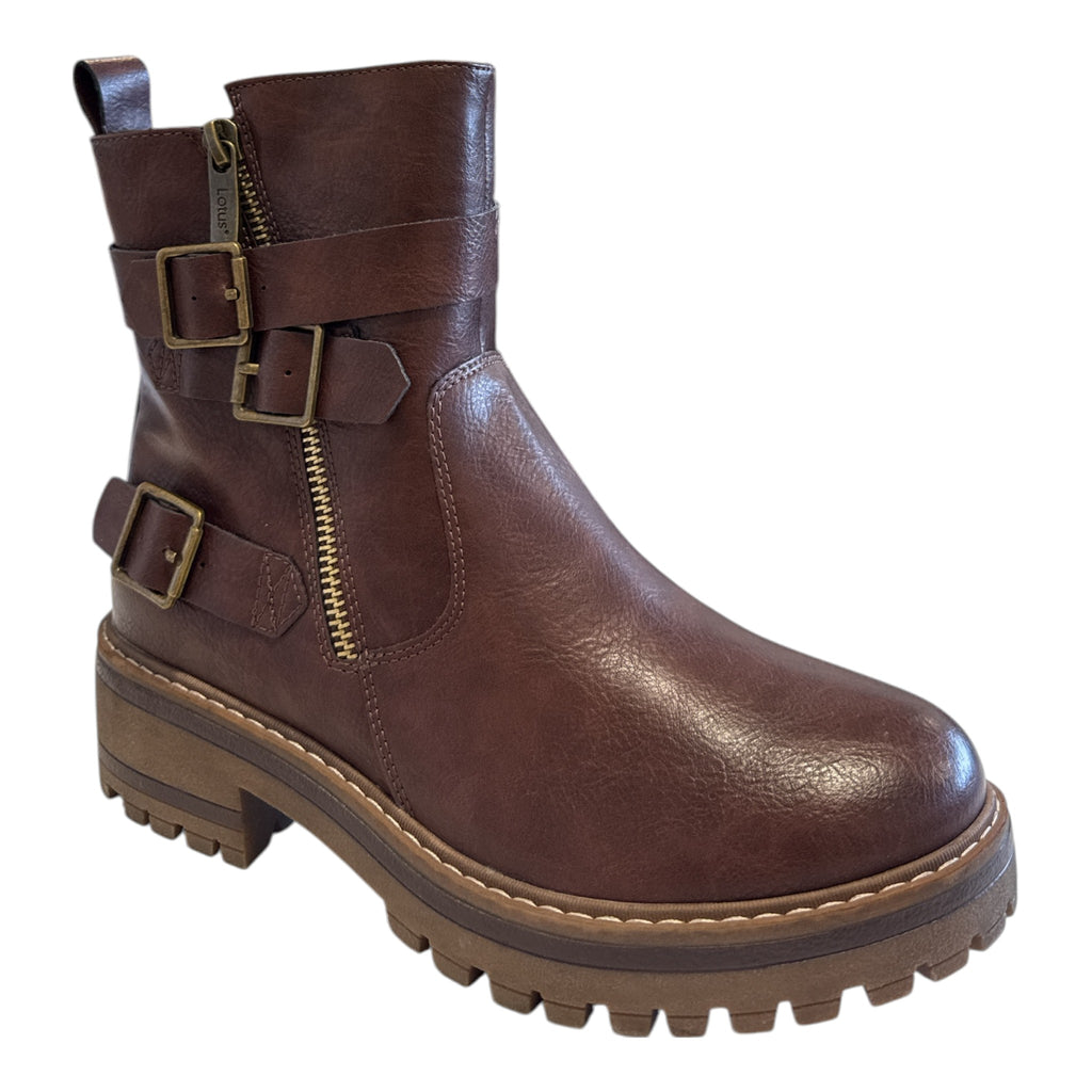 Lotus Harrie Brown Ankle Boots