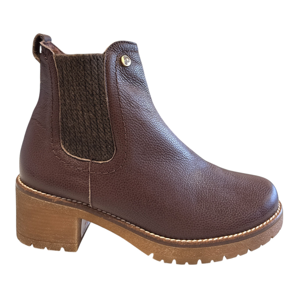 Pitillos Brown Leather Chelsea Boots