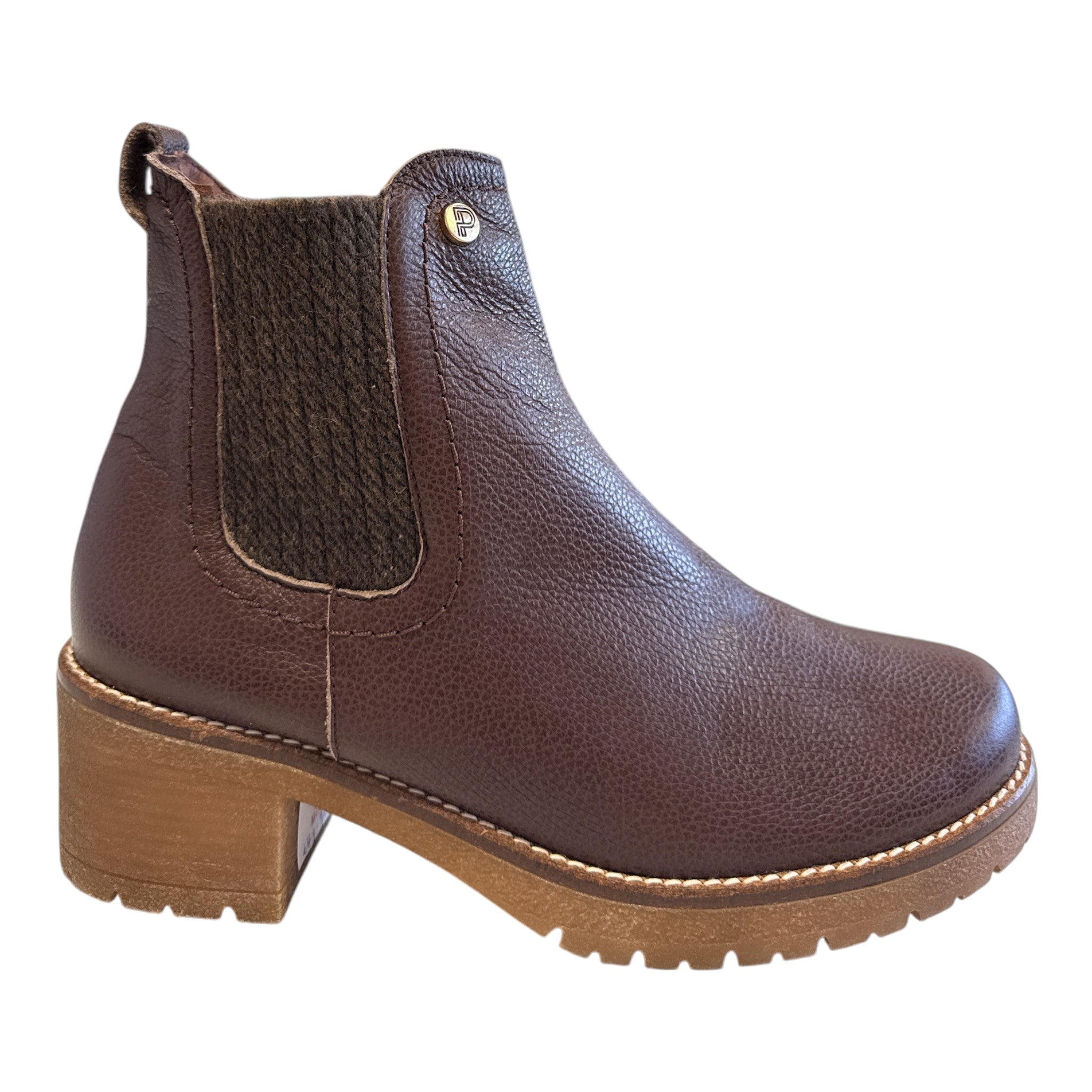 Pitillos Brown Leather Chelsea Boots