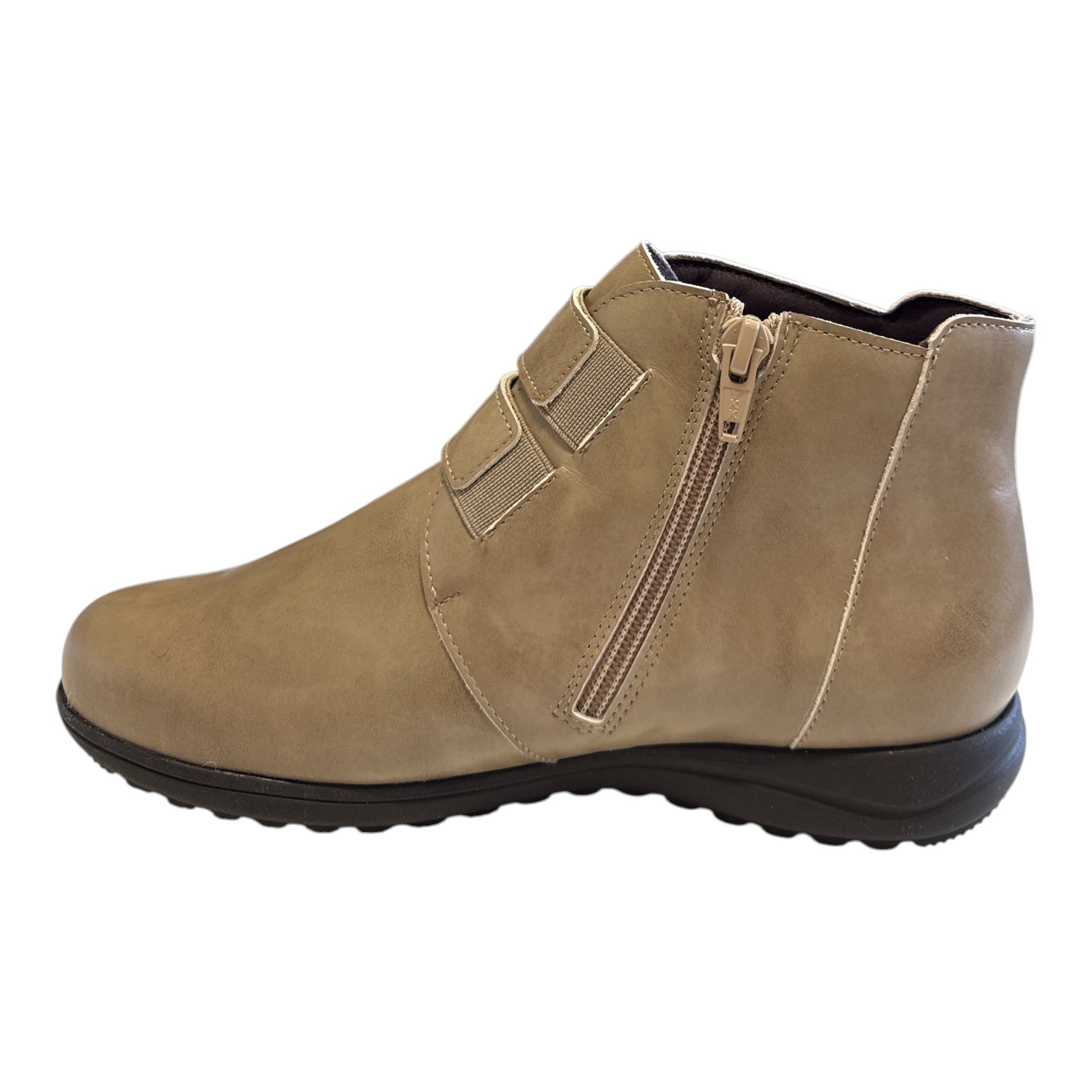 Pitillos Taupe Leather Ankle Boots 20.513