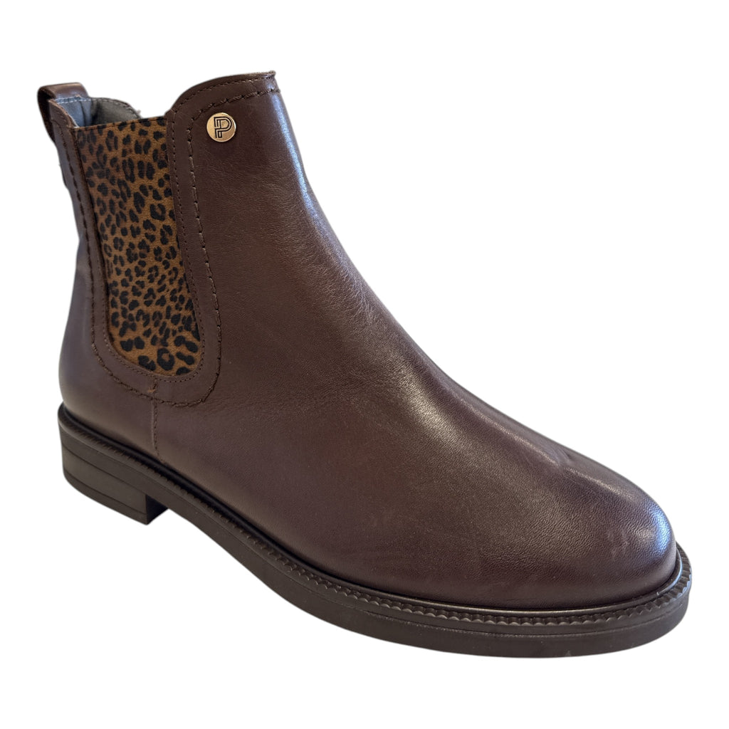 Pitillos Brown Leather Chelsea Boots 11.584